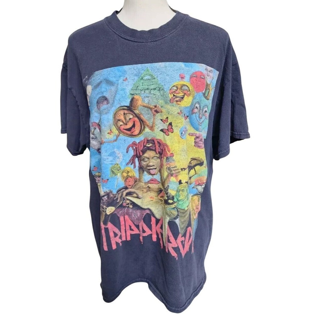 Trippie Redd Life's A Trip 2009 Black T-Shirt Large Rap Hip Hop Band